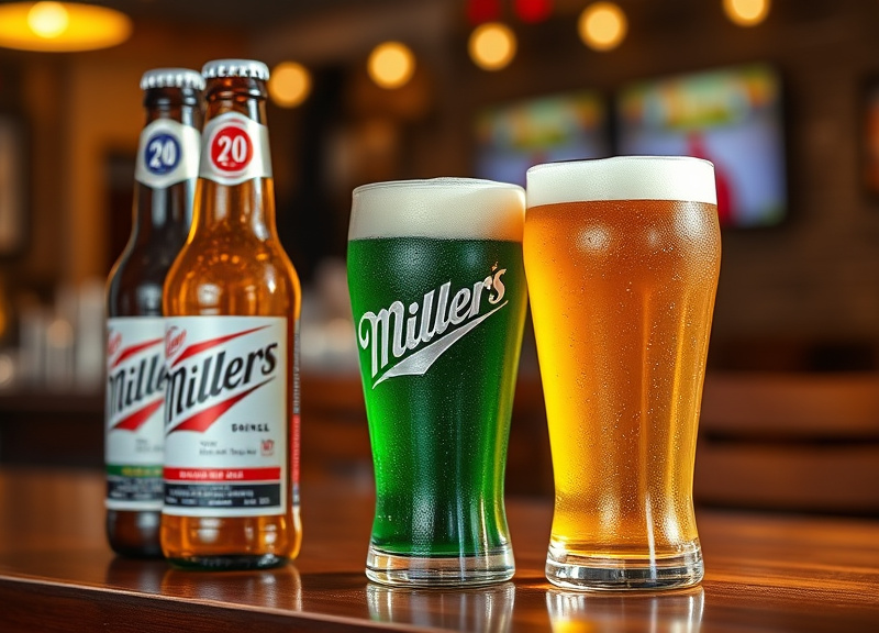 Millers Drink Menu Beers
